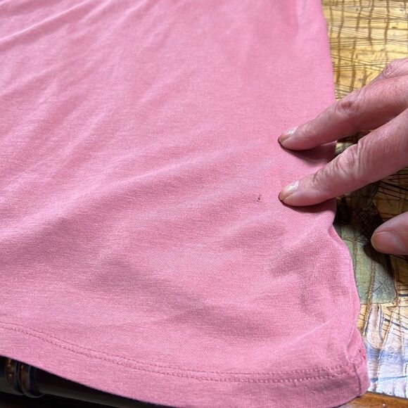 VICTORIA’S SECRET SPORT Women’s Open Back Tank Top Salmon/Gold Size Large - Picture 9 of 9